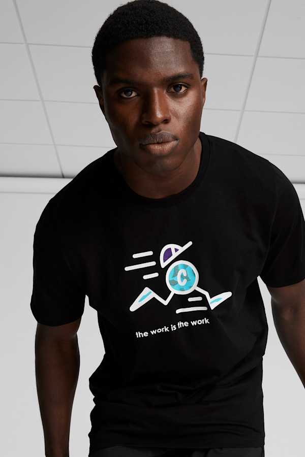 T-shirt de course PUMA x CIELE « The Work is the Work », PUMA Black, extralarge
